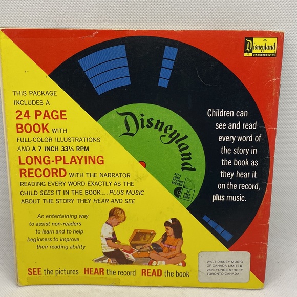 1970 Walt Disney’s Story of The Little House Book & Record #353 - Picture 9 of 15